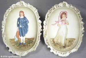 The Blue Boy and Pinkie Wall Plaques - 3504