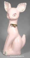 Pink Spaghetti Deer with Rhinestones