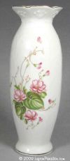 Wild Violets, White Bud Vase - 04293