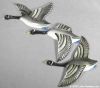 Three Geese Flying Wall Plaques