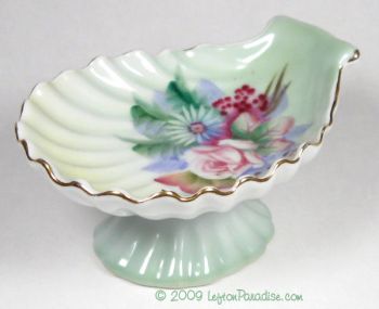 Shell-Shaped Soap Dish, Pale Green - 5066