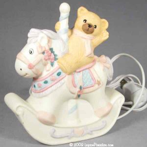 Teddy Bear on a Carousel Horse - 07740