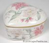 Heart-Shaped Box with Pastel Flowers - Otagiri