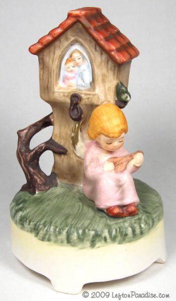 Angel with Lute Figurine Musical Figurine.