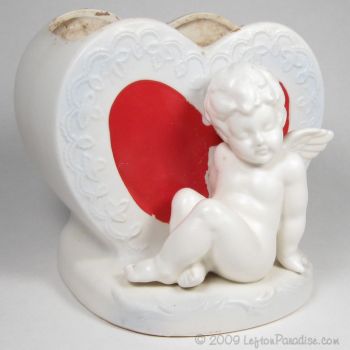 Planter, Hearts with Cherub - 2822