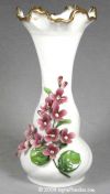 White Vase with Lilacs and Rhinestones - 137